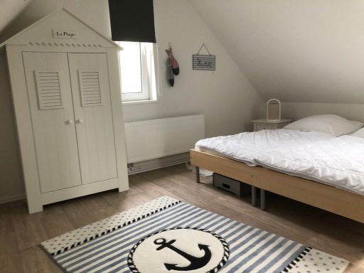 Ferienhaus Nordseejuwel - Schlafzimmer mit 2 Einzelbetten Obergeschoss
