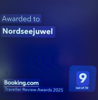 Ferienhaus Nordseejuwel - Booking_com Award